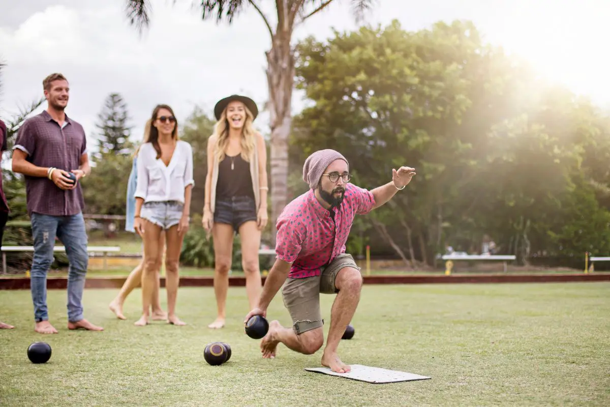 What is lawn bowling?